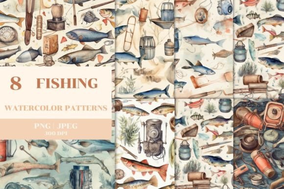 8 Watercolor Fishing Pattern: Brand Review & Patterns