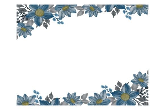 Blue Floral Frame for Greeting Card: A Designer’s Real-Use Review