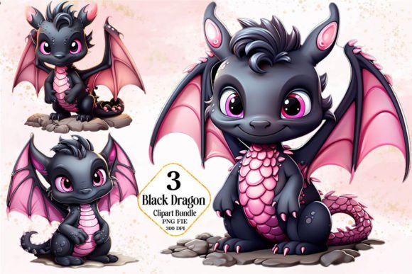 Cute Black Dragon Clipart Bundle: A Designer’s Honest Review for Real Embroidery Projects