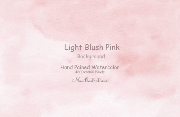 Light Blush Pink Watercolor Backgrounds for Editorial Design