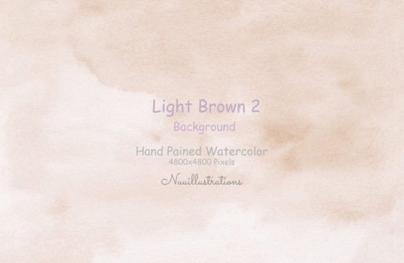 Light Brown Beige Watercolor Background for Branding