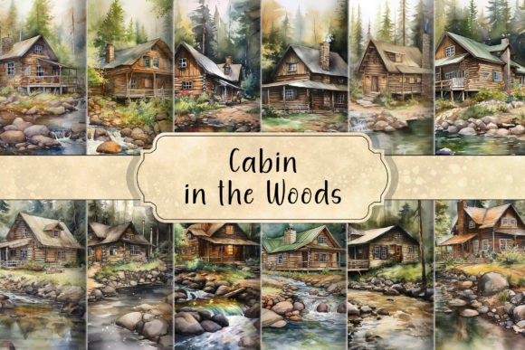 Rustic Watercolor Cabin: An Embroidery Review