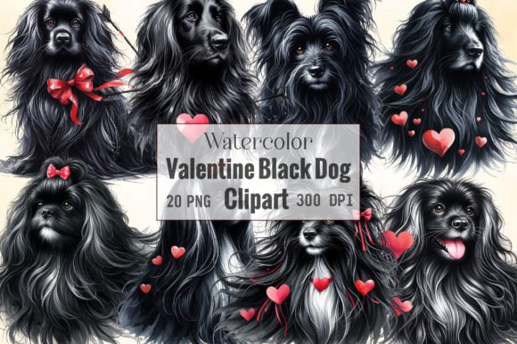 Valentine Black Dog Clipart for Creative Sellers: A Practical Review